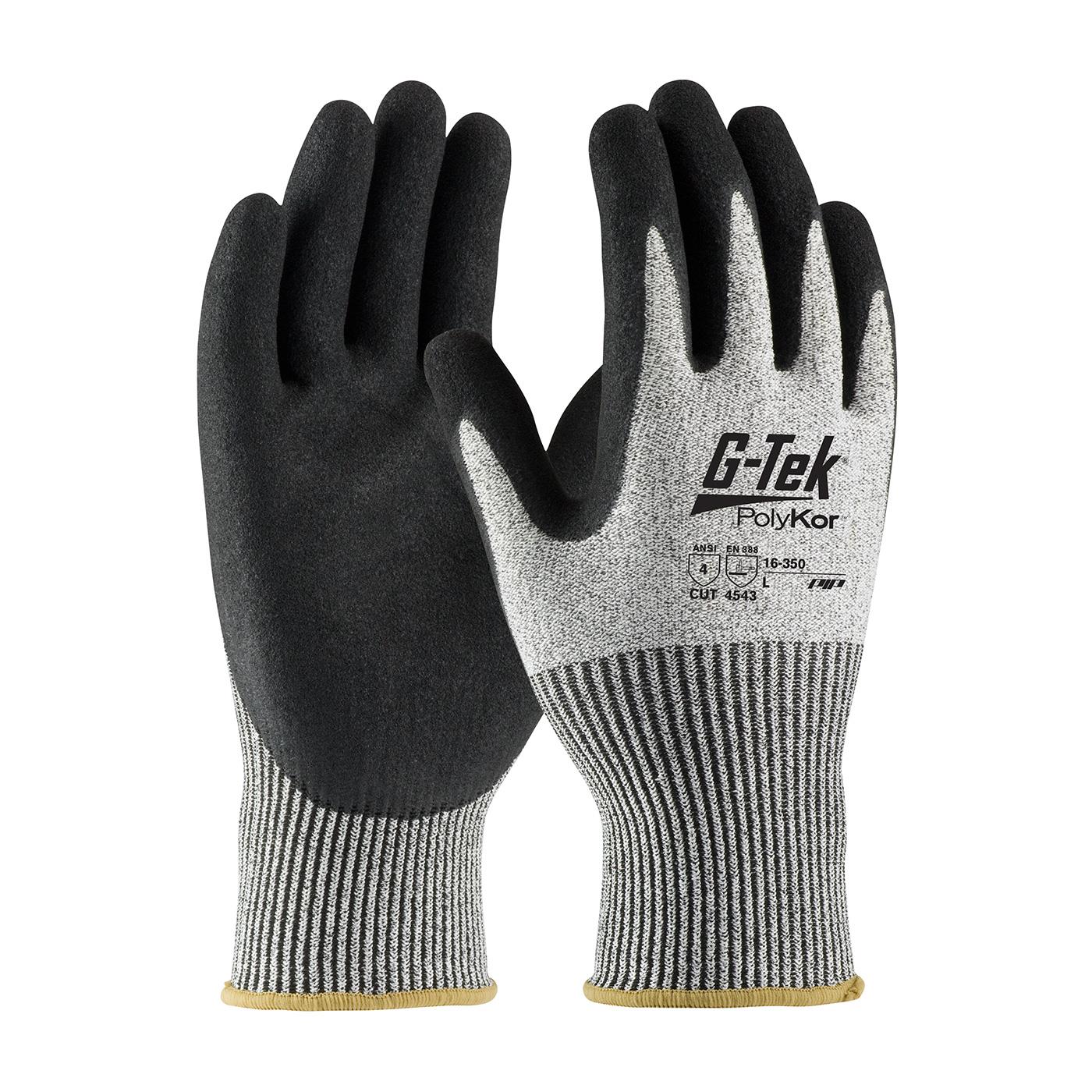 G-TEK POLYKOR MICROSURFACE NITRILE PALM - Cut Resistant Gloves